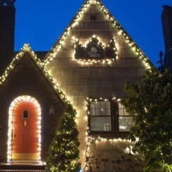 Clear Christmas Lights Green Wire, 100 Incandescent Mini String Lights Set For Indoor Outdoor Holiday Lighting Decoration, Christmas Tree Lights, Static Flashing UL Certified -Xmas Lighting Shop 61L0EjYwoHL. AC SL1080