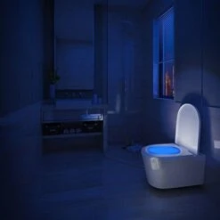 VINTAR Rechargeable RainBowl Motion Sensor Toilet Night Light - Funny & Unique Birthday Gift Idea For Dad, Mom, Him, Her, Men, Women & Kids - Cool Gadget, Best Christmas Present -Xmas Lighting Shop 61LQ5YOYjuL. AC SL1000