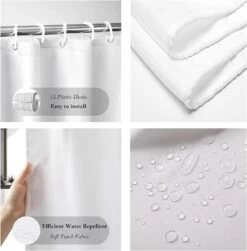 4Pcs Christmas Elk Grinch Shower Curtain Set With Non-Slip Rugs,Bath Mat And Toilet Lid Cover For Bathroom Weighted Lead Hem Polyester,New Year Xmas Winter Holiday Decor With 12 Hooks 72x72 In(61) -Xmas Lighting Shop 61MAjWKUAML. AC SL1500