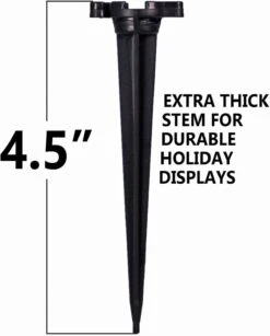 Holiday Lighting Outlet Christmas Light Stakes | Universal 5-Inch Outdoor Light Stakes For C9 Or C7 Light Sockets | Improved Break-Resistant Design | For Use On Lawn Or Pathway | Pack Of 100 -Xmas Lighting Shop 61N0Mn7K77L. AC SL1500