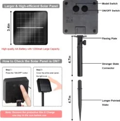 Solar String Light Outdoor 8 Lighting Modes 72FT 200 LED Solar Powered Christmas Lights Outdoor Waterproof Fairy String LightsTwinkle Lights For Christmas, Garden, Patio, Christmas Tree, Party (White) -Xmas Lighting Shop 61NFPLCRqGL. AC SL1200