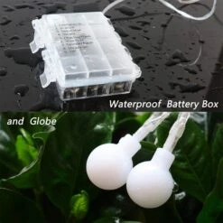 AMARS Battery Operated Globe String Lights With Remote Control 33FT LED Twinkle Ball Fairy Lights Room Wall Hanging Decorative Lighting For Christmas Bedroom Patio Indoor Outdoor (Warm White) -Xmas Lighting Shop 61Nf5Xo4zUL. AC SL1000