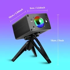 Purbert Star Projector, Galaxy Projector For Bedroom, 16 Colors Light Effect With Remote Control, Night Light Projector For Kids Room, Birthday Christmas Gift For Boys Girls Adults (Black) -Xmas Lighting Shop 61PWBIx RZL. AC SL1400