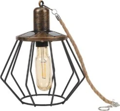 WEIYX Hanging Solar Lanterns, Solar Iron Retro Lanterns, Solar Garden Lights, Outdoor Waterproof, Used For Christmas, Path Garden Garden Decoration (B) -Xmas Lighting Shop 61SJjcZMIL. AC SL1500