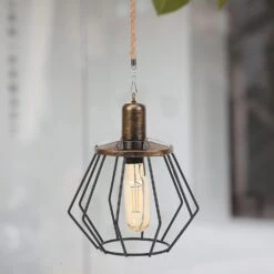 WEIYX Hanging Solar Lanterns, Solar Iron Retro Lanterns, Solar Garden Lights, Outdoor Waterproof, Used For Christmas, Path Garden Garden Decoration (B) -Xmas Lighting Shop 61SjIHiSG4L. AC SL1500