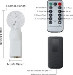 CREATESTAR Globe String Lights,16FT 50 LED Battery Operated Fairy String Lights With Remote Waterproof Indoor Outdoor Christmas Lights For Party, Wedding, Bedroom And Yard, Warm White -Xmas Lighting Shop 61UKbiJ7Z8L. AC SL1500