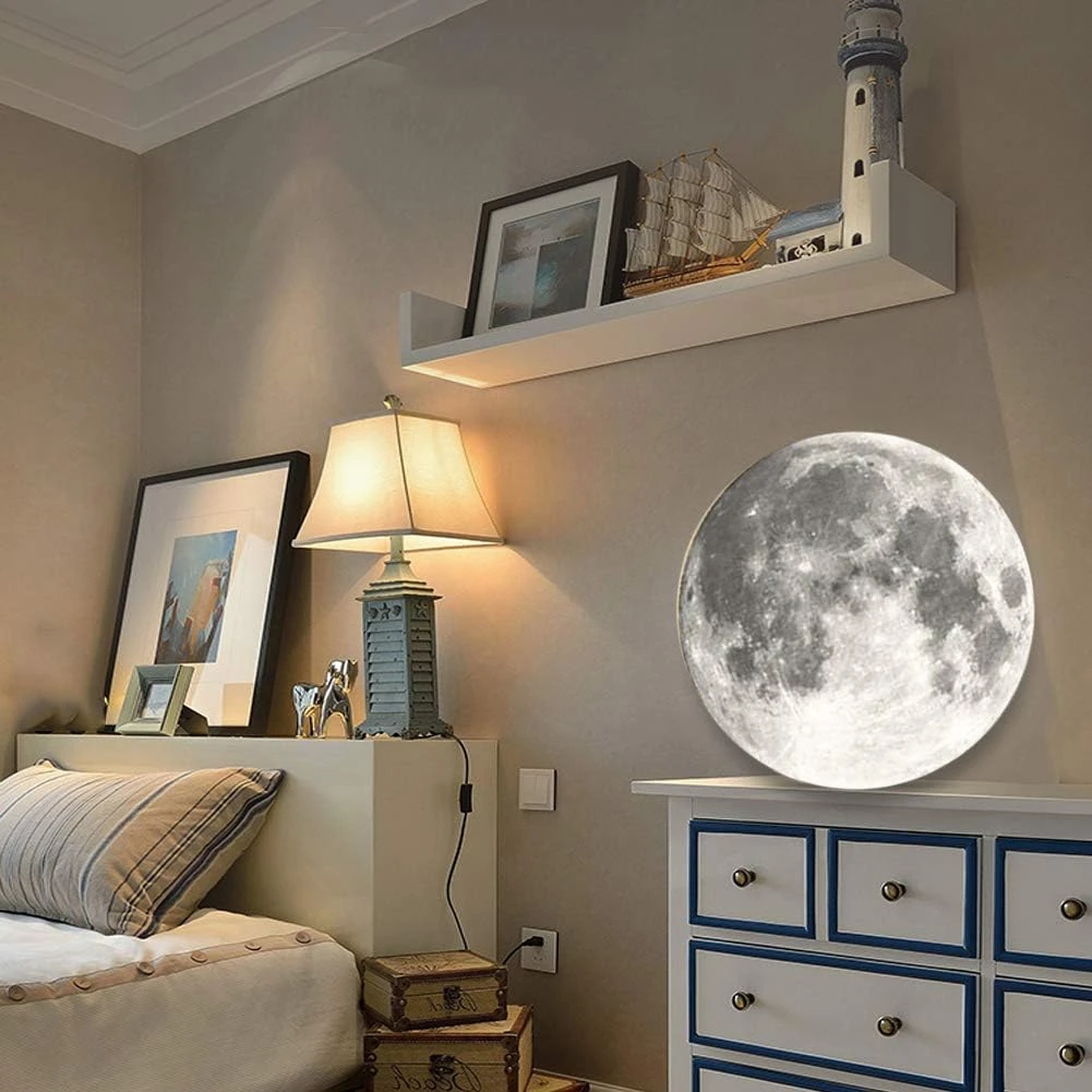Zulux 3D Moon Lamp – 10” LED Moon Light Lamp Luna Moon Lamp With Remote Control And 12 Moon Phases, 3D Moon Night Light Moon Wall Light Best Birthday Christmas Gifts For Kids 5 Zulux 3D Moon Lamp – 10” LED Moon Light Lamp Luna Moon Lamp With Remote Control And 12 Moon Phases, 3D Moon Night Light Moon Wall Light Best Birthday Christmas Gifts For Kids - Image 5
