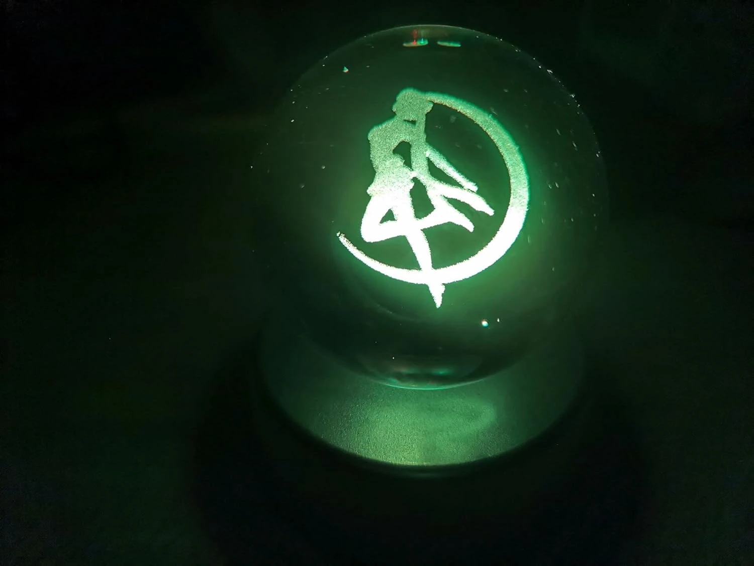 DigtechCase 3D Sailor Moon Crystal Ball LED Night Light Anime, 7 Colors Change Kids Table Lamp With Base Changes Color Toy Night Light Child Christmas Present (Amimal 2) 5 DigtechCase 3D Sailor Moon Crystal Ball LED Night Light Anime, 7 Colors Change Kids Table Lamp With Base Changes Color Toy Night Light Child Christmas Present (Amimal 2) - Image 5