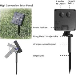 Solar Rope Light 33FT 100L IP65 Waterproof Outdoor LED Copper Fairy String Tube Lights For Party Garden Yard Home Wedding Christmas Halloween Holiday Tree Decoration Lighting (Warm White) -Xmas Lighting Shop 61aZYkXpLxL. AC SL1000