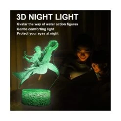 LLBBXX Night Light For Kids Avatar The Way Of Water Action Figures 3D Night Light Bedside Lamp 7 Colors Changing Touch & Remote Control Boys Toys Christmas Gifts For Boys Girls Men Home Decor Bedroom -Xmas Lighting Shop 61andrIicRL. AC SR10001000