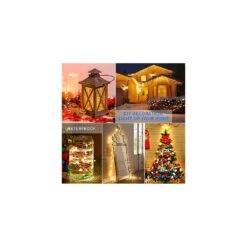 Decute 300Led 99FT Copper Wire Christmas Fairy String Lights Dimmable With Remote Control Starry Lights With UL Cerficated Decorative For Party Wedding Bedroom Christmas Tree Warm White -Xmas Lighting Shop 61axnoRRMsL. AC SR10001000