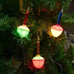 Christmas Bubble Lights Set Of 9 Multicolor Bubble Lights, 8.8Ft Vintage Bubble Light With 10 Color Bubble Bulbs(1 Spare), Traditional Bubble Lights For Holiday Christmas Lighting, E12 Base, Green -Xmas Lighting Shop 61bewTsBXTL. AC SL1001