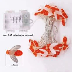 SEMILITS Honey Bee String Lights 8 Modes 30 LED Cute Bee Decor String Light Battery Operated Fairy Graden Lights For Wreath Christmas Party Patio Camping Indoor Outdoor Decorations -Xmas Lighting Shop 61eYCzh7reL. AC SL1280