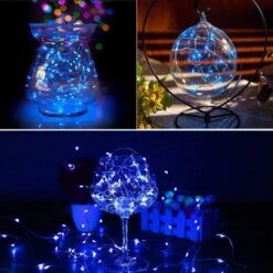 SOLARMKS Solar String Lights,200 LED Solar Lights Outdoor 8 Modes Blue Christmas Lights Waterproof Solar Fairy Lights For Pool Garden Patio Wedding Party Christmas Holiday Outdoor Decorative -Xmas Lighting Shop 61g8wN48J2L. AC SL1002