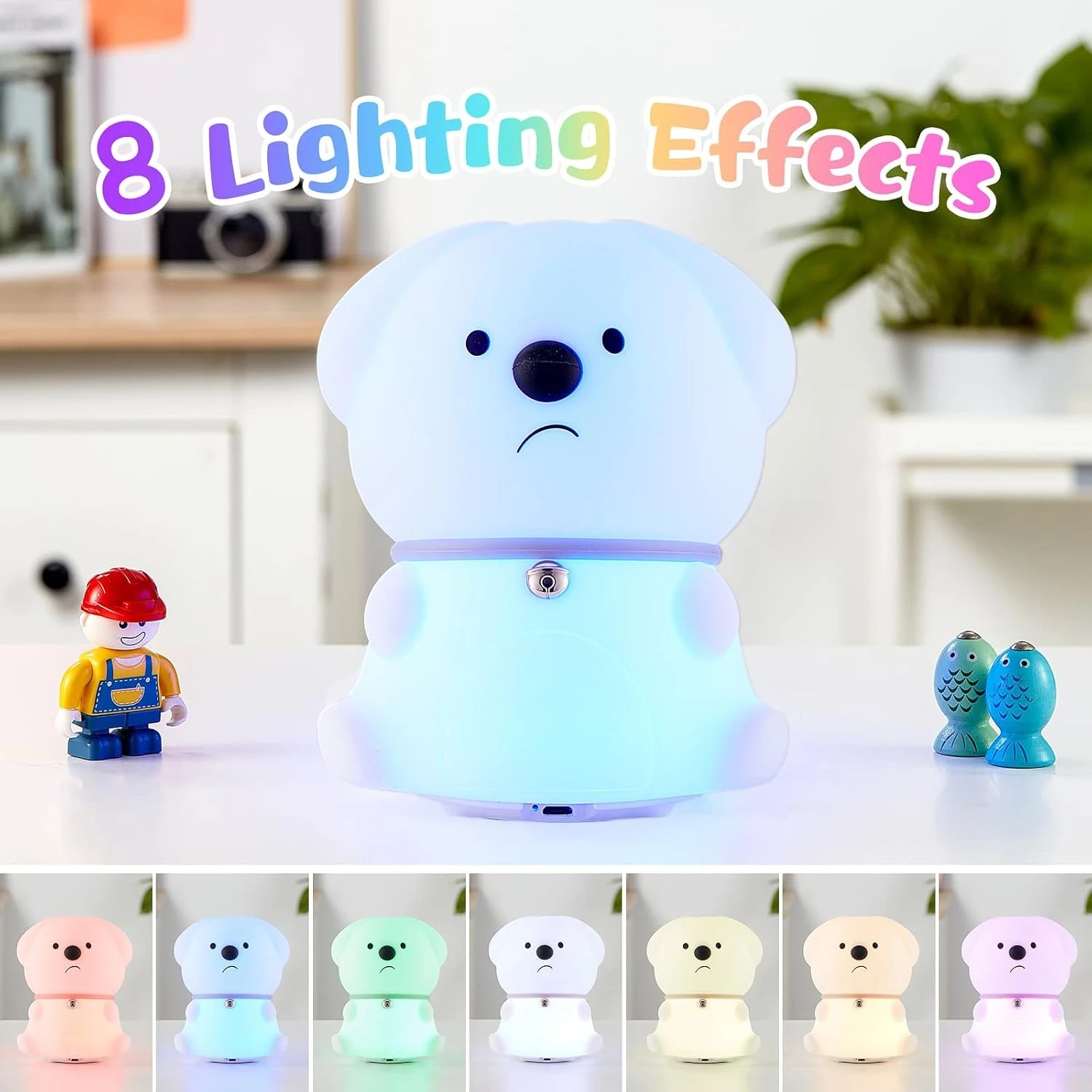 Cute Night Lights For Kids Room, Kids Night Lights For Bedroom, Boys Girls LED Night Light For Kids Christmas Gifts, Portable Toddler Night Light, Dog Animal Night Light For Children Baby Room 7 Cute Night Lights For Kids Room, Kids Night Lights For Bedroom, Boys Girls LED Night Light For Kids Christmas Gifts, Portable Toddler Night Light, Dog Animal Night Light For Children Baby Room - Image 7