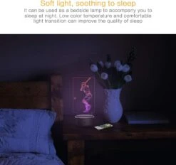AmazeFan Baseball Night Light For Kids - 3D Baseball Night Lamp 7 Colors Optical Illusion Touch & Remote Control With 2 Acrylic Flats Best Birthday Christmas New Year Gifts For Boys Girls Baby -Xmas Lighting Shop 61ijjK6X8tL. AC SL1000