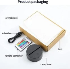 GENERIC Jingwall Ronaldo Football 3D Optical Illusion Lamp Soccer Led Night Light Decorations For Boys Room Gifts For Christmas Birthday Players Fans 16 Colors Toys For Boys 8-12 -Xmas Lighting Shop 61iqu7UWZJL. AC SL1000