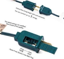 Christmas Lights 25Ft Clear C7 Vintage Lights With 27 Clear Traditional Bulbs E12 Base (2 Spare, 5W) Outdoor Warm White Christmas Lights For Garden Patio Christmas Bistro Cafe Party Decor, Green -Xmas Lighting Shop 61kpCgKdCFL. AC SL1200