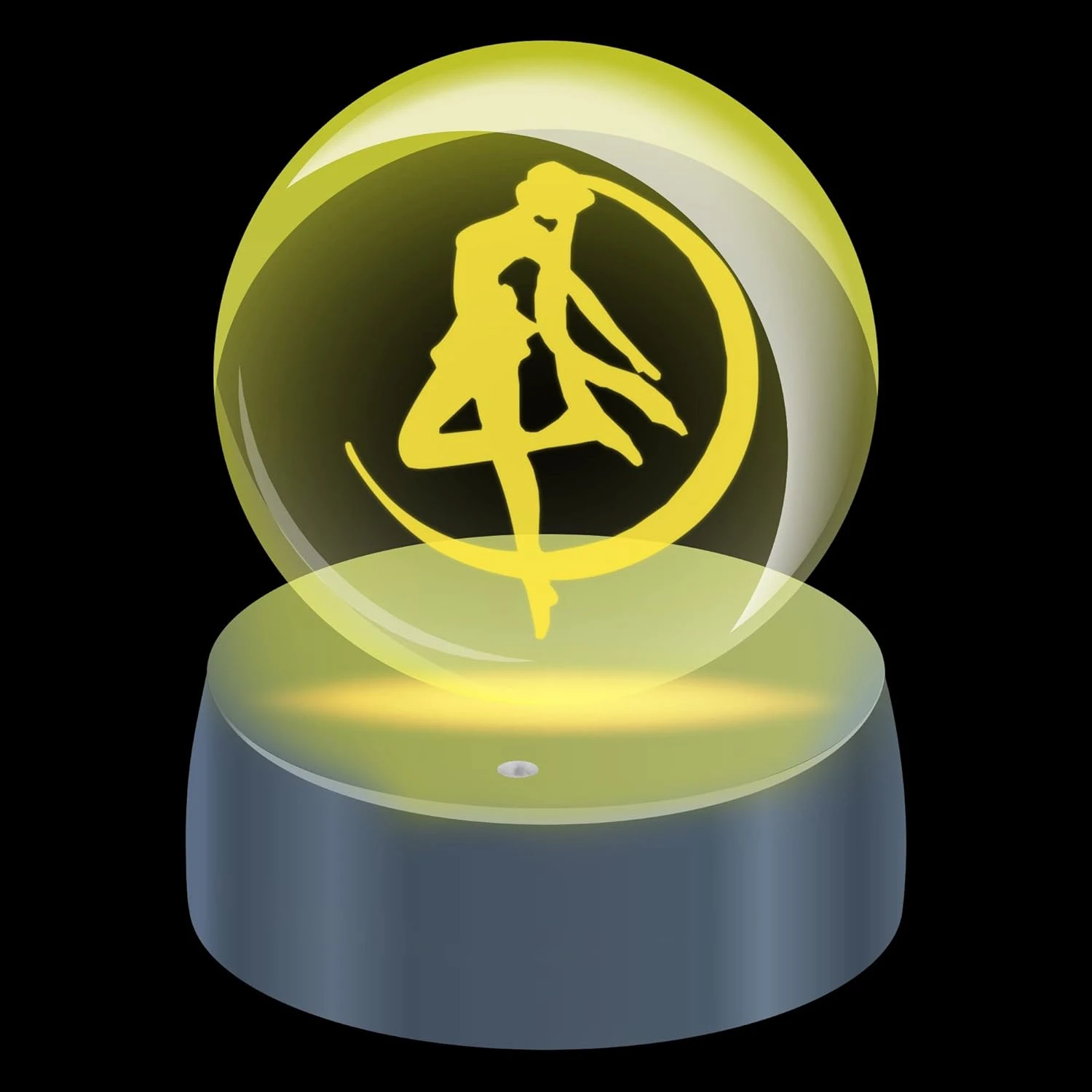 DigtechCase 3D Sailor Moon Crystal Ball LED Night Light Anime, 7 Colors Change Kids Table Lamp With Base Changes Color Toy Night Light Child Christmas Present (Amimal 2) 1 DigtechCase 3D Sailor Moon Crystal Ball LED Night Light Anime, 7 Colors Change Kids Table Lamp With Base Changes Color Toy Night Light Child Christmas Present (Amimal 2)