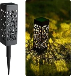 MAGGIFT 8 Pcs Solar Powered LED Garden Lights, Solar Path Lights Outdoor, Automatic Led Halloween Christmas Decorative Landscape Lighting For Patio, Yard And Garden -Xmas Lighting Shop 61q hTnlt3L. AC SL1001