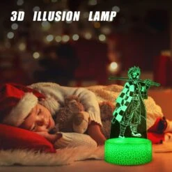 3D Illusion Anime Lamp 4 Patterns And 16 Color Room Decor Lamp With Remote Control, Birthday Christmas Gifts For Kids, Boys, Girls -Xmas Lighting Shop 61sW8lWVDL. AC SL1000