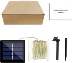 SOLARMKS Solar String Lights,200 LED Solar Lights Outdoor 8 Modes Blue Christmas Lights Waterproof Solar Fairy Lights For Pool Garden Patio Wedding Party Christmas Holiday Outdoor Decorative -Xmas Lighting Shop 61sw1qFJWqL. AC SL1390