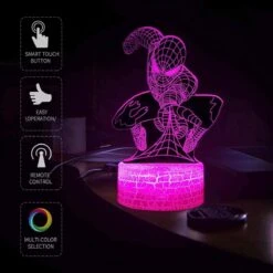 Night Light For Boys And Girls ,XXMANX 3D Nightlight Bedside Lamp 7 Colors Changing Touch & Remote Control Boys Toys Christmas Gifts For Men Kids (Remote & Touch 9 Night Light For Boys And Girls ,XXMANX 3D Nightlight Bedside Lamp 7 Colors Changing Touch & Remote Control Boys Toys Christmas Gifts For Men Kids (Remote & Touch -Xmas Lighting Shop 61t9mNcbxoL. AC SL1200