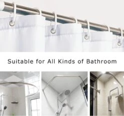 4Pcs Christmas Elk Grinch Shower Curtain Set With Non-Slip Rugs,Bath Mat And Toilet Lid Cover For Bathroom Weighted Lead Hem Polyester,New Year Xmas Winter Holiday Decor With 12 Hooks 72x72 In(61) -Xmas Lighting Shop 61v7BYe77wL. AC SL1500