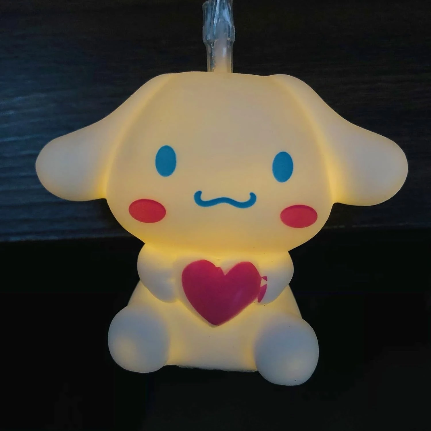 Cute Big Ear Dog Night Light Puppy Dog Lamp Cinnamoroll Light Fairy String Light For Boys Girls Bedroom Birthday Christmas Holiday Decor (1.65m/10led, Heart Dog) 3 Cute Big Ear Dog Night Light Puppy Dog Lamp Cinnamoroll Light Fairy String Light For Boys Girls Bedroom Birthday Christmas Holiday Decor (1.65m/10led, Heart Dog) - Image 3