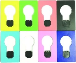 Inovat 10PCS / 10 X Mini Led Credit Card / Portable / Card Pocket Light Bulb Lamp Christmas Card / Switch Card Sharp Led Light Bulb Blue Card With White Color Light -Xmas Lighting Shop 61zwPbl9oxL. AC SL1000