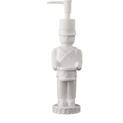 SKL Home Vern Yip Christmas Carol Soap Dispenser, White