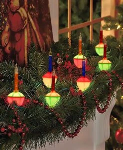 Christmas Bubble Lights Set Of 9 Multicolor Bubble Lights, 8.8Ft Vintage Bubble Light With 10 Color Bubble Bulbs(1 Spare), Traditional Bubble Lights For Holiday Christmas Lighting, E12 Base, Green -Xmas Lighting Shop 71 TzmAq4bL. AC SL1221