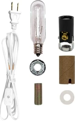 Creative Hobbies® ML2-15B6 Medium Christmas Tree Wiring Kit, 15 Watt Bulb, Great For Lighting Medium Size Objects