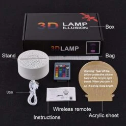 Magiclux 3D Illsuion Eleven Figurine Night Light, 16 Colors Changeable Decor Lamp With Remote, Creative Lighting Gifts For Boys Girls Teens Birthday Christmas -Xmas Lighting Shop 710dytSjPgL. AC SL1500