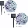 VMANOO Solar USB Indoor Outdoor String Christmas Lights 72Ft 200 LED 8 Modes Patio Lighting For Outside Yard Gazebo Party Wedding Tents Xmas Garden Backyard Tree Decorations Balcony Decor Lights BS2P