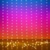 KepStars LED Curtain Lights, 9.8ft X 9.8ft 300 LED Color Changing String Fairy Lights Curtain With Smart APP Control, Music & Voice Sync For Bedroom Wall Backdrop Indoor Outdoor Christmas Decorations