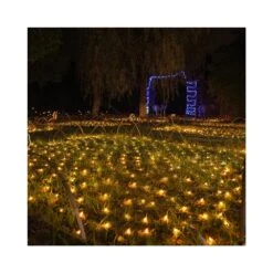 Weillsnow 198 Led 9.8ft X 6.6ft Outdoor Net Lights, Connectable 8 Lighting Twinkle Modes Mesh Lights For Christmas Outdoor Patio Garden Bush Fence Decorations (Warm White) 11 Weillsnow 198 Led 9.8ft X 6.6ft Outdoor Net Lights, Connectable 8 Lighting Twinkle Modes Mesh Lights For Christmas Outdoor Patio Garden Bush Fence Decorations (Warm White) -Xmas Lighting Shop 711YOBKyFL. AC SR10001000