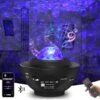 Star Projector Galaxy Projector Night Light For Bedroom Sky With Music Speaker And Remote Control LED Nebula Cloud & Moving Ocean Wave For Bedroom Game Rooms Home Theatre Christmas Gift