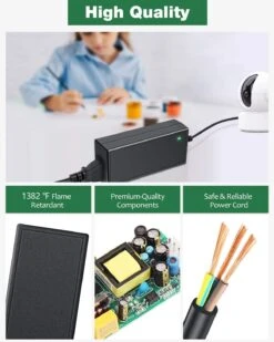 JOVNO 5V 15A Adapter, 100-240V AC To DC 5 Volt 15 Amp 75W Power Supply, 12A 10A 9A 8A Converter RGB LEDs Driver 5.5x2.5mm Tip 7.5ft Cord For Christmas Lights WS2812B WS2811 WS2813 SK6812 LED Strips -Xmas Lighting Shop 712UTMPECmL. AC SL1500