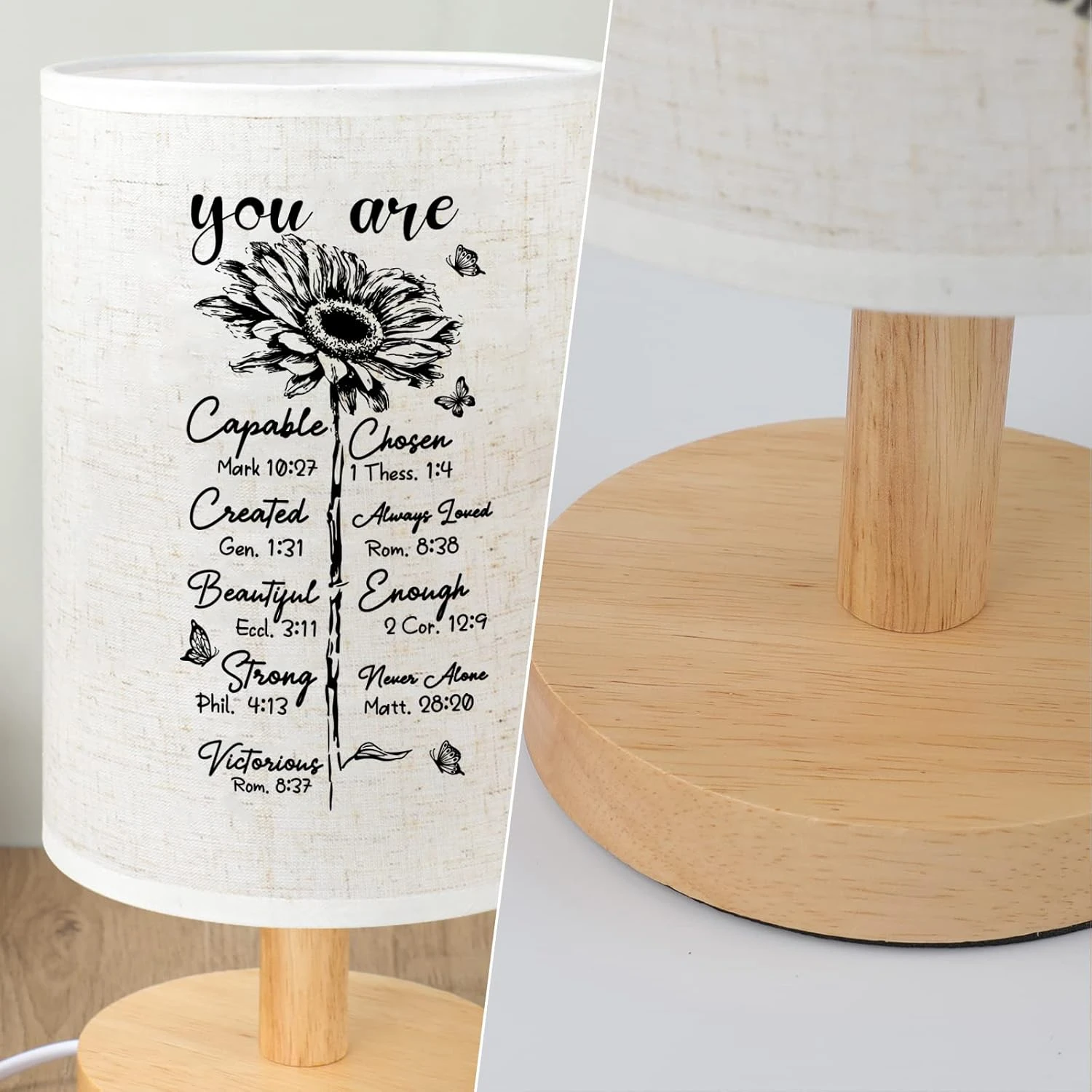 PRSTENLY Christian Gifts For Women Night Light, Christmas Thanksgiving Day Birthday Gifts For Mom Grandma, Spiritual Religious Gifts Idea, Inspiration Sunflower Gifts For Women, Friends, Sister 3 PRSTENLY Christian Gifts For Women Night Light, Christmas Thanksgiving Day Birthday Gifts For Mom Grandma, Spiritual Religious Gifts Idea, Inspiration Sunflower Gifts For Women, Friends, Sister - Image 3