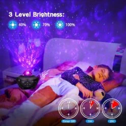 BS ONE Star Projector, Galaxy Projector, Ocean Wave Night Light Starry Light Projector For Kids Bedroom/Game Rooms/Christmas Decoration With Bluetooth Speaker And Remote Control -Xmas Lighting Shop 713cZvsoOhL. AC SL1500
