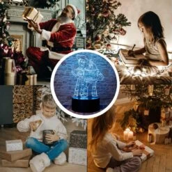 Cute Story Sheriff Woody And Buzz Lightyear Anime Character 3D Optical Illusion LED Bedroom Decor Sleep Table Lamp With Remote 7 Colors Acrylic Visual Night Light Birthday Christmas Gifts For Kids -Xmas Lighting Shop 713iqOwCHxL. AC SL1000