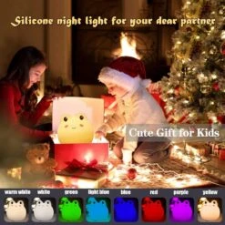 Night Lights For Kids Room LED Light Baby Touch Silicone Frog Light For Breastfeeding Nursery Squishy Lamp For Kids Teens Boys Girls Christmas Gift -Xmas Lighting Shop 713pDSF7c4L. AC SL1500