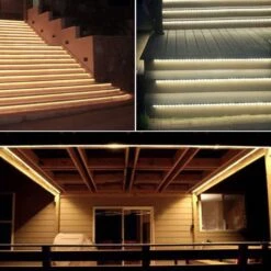 Upgraded 19.6FT 180 LED Solar Powered LED Strip Lights, Stairs Step Lights Outdoor Waterproof, 8 Lighting Mode Auto ON/Off Light Strips For Christmas Gazebo Canopy Pool Stairs Porch Coop(Warm White) 11 Upgraded 19.6FT 180 LED Solar Powered LED Strip Lights, Stairs Step Lights Outdoor Waterproof, 8 Lighting Mode Auto ON/Off Light Strips For Christmas Gazebo Canopy Pool Stairs Porch Coop(Warm White) -Xmas Lighting Shop 7144BgDKtL. AC SL1500