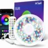 MIEFL Smart Color Changing Christmas Lights 213 Modes, App Controlled Waterproof Christmas String Fairy Light Indoor Outdoor, 32.8ft Twinkle 100 LED Musical RGB Xmas Tree Decor With Remote Timer