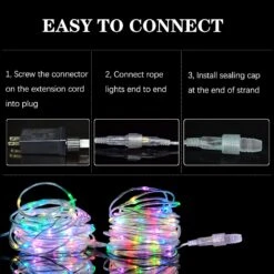 HAHOME 160Ft 480 LEDs Connectable Rope Lights, Color Changing Waterproof String Lights For Halloween,Christmas Decor -Xmas Lighting Shop 714YX4utq3L. AC SL1500