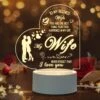Digi4U Gifts For Her-Romantic Night Light Gifts For Wife On Valentine’s Day, Birthday, Thanksgiving, Christmas, LED Engraved Night Lamp With 3 Changed Colors For Wife’s Gifts(Heart)