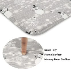 Alishomtll 4 Pcs Merry Christmas Shower Curtain Sets With Non-Slip Rugs, Toilet Lid Cover And Bath Mat, Xmas Snowman Shower Curtains With 12 Hooks, Snowflake Shower Curtains For Bathroom Decoration 11 Alishomtll 4 Pcs Merry Christmas Shower Curtain Sets With Non-Slip Rugs, Toilet Lid Cover And Bath Mat, Xmas Snowman Shower Curtains With 12 Hooks, Snowflake Shower Curtains For Bathroom Decoration -Xmas Lighting Shop 7156Vi2FqGL. AC SL1500