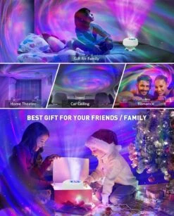 Star Projector Galaxy Light Projector With Remote Control & Bluetooth Music Speaker, Star Aurora Timing 3 In 1 For Gaming Room, Bedroom, Ceiling, Home Decor Ambience Party Light Christmas Gift -Xmas Lighting Shop 715fGUCseFL. AC SL1492