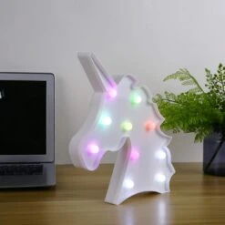 Bivisen Unicorn LED Night Light, Led Unicorn Lamps, Battery Opearted Table Led Lights Wall Decoration For Party/Wedding/Kid Birthday Party/Girls Bedroom/Living Room/Christmas (Rainbow Head) 12 Bivisen Unicorn LED Night Light, Led Unicorn Lamps, Battery Opearted Table Led Lights Wall Decoration For Party/Wedding/Kid Birthday Party/Girls Bedroom/Living Room/Christmas (Rainbow Head) -Xmas Lighting Shop 716M7v3BjnL. AC SL1500